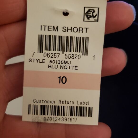 Maison Jules Navy Chino Shorts Sz 10 - Picture 6 of 6